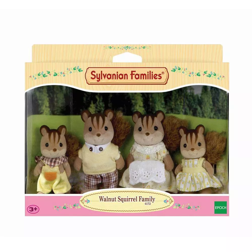 Sylvanian Families Walnut Squirrel Family 4172